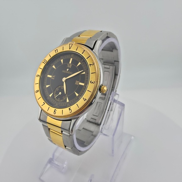 Movado Accessories - Vintage MOVADO Watch 81.09.861 SWISS Movement Stainless Steel Gold Plate 6.75"